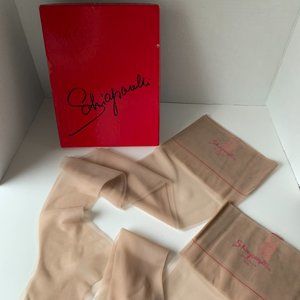 Vintage Schiaparelli Nylon Stockings with Original Box and Tags Size 10.5
